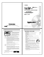 Предварительный просмотр 3 страницы Toshiba D-VR5SC Service Manual