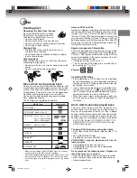 Предварительный просмотр 9 страницы Toshiba D-VR600 - DVDr/ VCR Combo Owner'S Manual