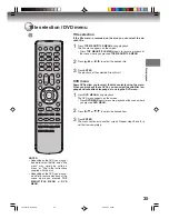 Предварительный просмотр 35 страницы Toshiba D-VR600 - DVDr/ VCR Combo Owner'S Manual