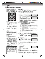 Предварительный просмотр 50 страницы Toshiba D-VR600 - DVDr/ VCR Combo Owner'S Manual