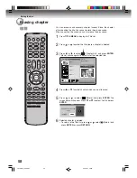 Предварительный просмотр 58 страницы Toshiba D-VR600 - DVDr/ VCR Combo Owner'S Manual