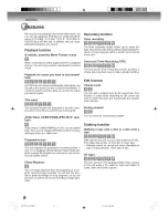 Preview for 8 page of Toshiba D-VR600KU Owner'S Manual & Installation Instructions