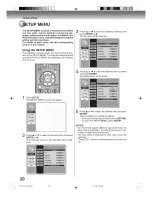 Preview for 20 page of Toshiba D-VR600KU Owner'S Manual & Installation Instructions