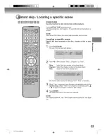 Preview for 33 page of Toshiba D-VR600KU Owner'S Manual & Installation Instructions