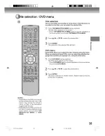 Preview for 35 page of Toshiba D-VR600KU Owner'S Manual & Installation Instructions