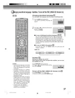 Preview for 37 page of Toshiba D-VR600KU Owner'S Manual & Installation Instructions