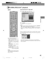 Preview for 43 page of Toshiba D-VR600KU Owner'S Manual & Installation Instructions