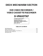 Preview for 97 page of Toshiba D-VR60DTKF Service Manual