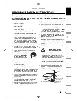 Предварительный просмотр 3 страницы Toshiba D-VR610KU Owner'S Manual