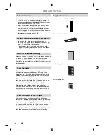 Предварительный просмотр 4 страницы Toshiba D-VR610KU Owner'S Manual