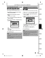 Предварительный просмотр 35 страницы Toshiba D-VR610KU Owner'S Manual