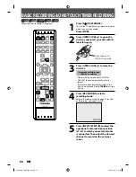 Предварительный просмотр 36 страницы Toshiba D-VR610KU Owner'S Manual