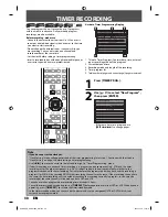 Предварительный просмотр 38 страницы Toshiba D-VR610KU Owner'S Manual