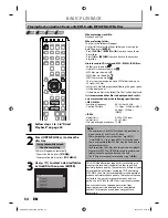 Предварительный просмотр 54 страницы Toshiba D-VR610KU Owner'S Manual