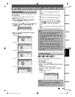 Предварительный просмотр 65 страницы Toshiba D-VR610KU Owner'S Manual