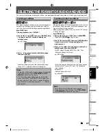 Предварительный просмотр 67 страницы Toshiba D-VR610KU Owner'S Manual