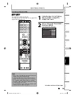 Предварительный просмотр 79 страницы Toshiba D-VR610KU Owner'S Manual