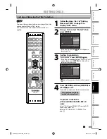 Предварительный просмотр 83 страницы Toshiba D-VR610KU Owner'S Manual