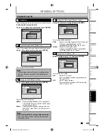 Предварительный просмотр 89 страницы Toshiba D-VR610KU Owner'S Manual