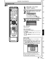 Preview for 65 page of Toshiba D-VR660KU Owner'S Manual