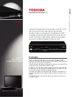 Preview for 3 page of Toshiba D-VR7 Specifications