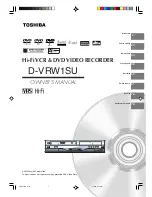 Toshiba D-VRW1 Owner'S Manual preview