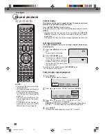 Preview for 38 page of Toshiba D-VRW1 Owner'S Manual