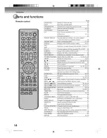 Preview for 14 page of Toshiba D-VRW1SU Owner'S Manual