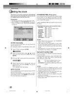 Preview for 26 page of Toshiba D-VRW1SU Owner'S Manual