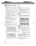 Preview for 28 page of Toshiba D-VRW1SU Owner'S Manual