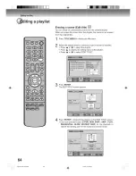 Preview for 64 page of Toshiba D-VRW1SU Owner'S Manual