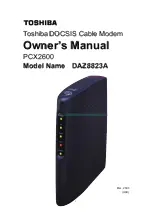 Toshiba DAZ8823A Owner'S Manual preview