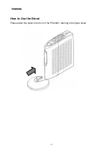 Preview for 14 page of Toshiba DAZ8823A Owner'S Manual