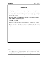 Preview for 3 page of Toshiba Density (Consistency) Meter LQ500 Operation Manual