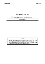 Toshiba DeviceNet DEV003Z-1 Function Manual preview