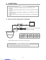 Предварительный просмотр 7 страницы Toshiba DF02A - Day/Night Mini-Dome Color Camera CCTV Instruction Manual