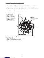 Предварительный просмотр 10 страницы Toshiba DF02A - Day/Night Mini-Dome Color Camera CCTV Instruction Manual