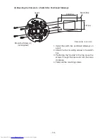 Предварительный просмотр 14 страницы Toshiba DF02A - Day/Night Mini-Dome Color Camera CCTV Instruction Manual