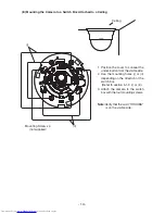 Предварительный просмотр 15 страницы Toshiba DF02A - Day/Night Mini-Dome Color Camera CCTV Instruction Manual