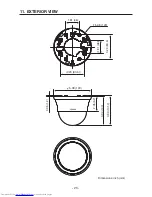 Предварительный просмотр 21 страницы Toshiba DF02A - Day/Night Mini-Dome Color Camera CCTV Instruction Manual