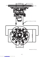 Предварительный просмотр 22 страницы Toshiba DF02A - Day/Night Mini-Dome Color Camera CCTV Instruction Manual