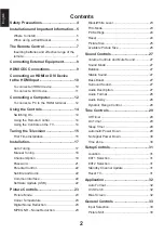 Preview for 2 page of Toshiba DIGITAL L2456DG User Manual