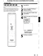 Preview for 31 page of Toshiba DR430KU Owner'S Manual