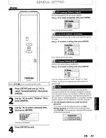 Preview for 87 page of Toshiba DR430KU Owner'S Manual