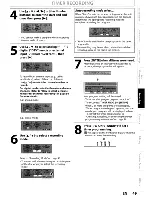 Preview for 49 page of Toshiba DR570KU Owner'S Manual