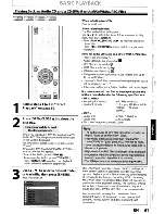 Предварительный просмотр 61 страницы Toshiba DR570KU Owner'S Manual