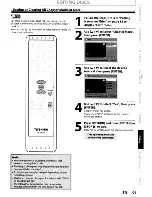 Preview for 91 page of Toshiba DR570KU Owner'S Manual