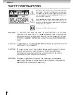 Preview for 2 page of Toshiba DST-3100 Owner'S Manual