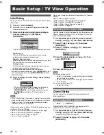 Preview for 20 page of Toshiba DVR19DTKB Owner'S Manual