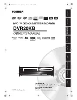 Toshiba DVR20KB Owner'S Manual preview